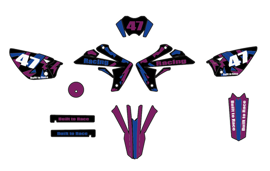 Built to Race Blau/Violett